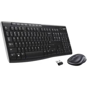 KIT MOUSE E TASTIERA LOGITECH WIRELESS - MOD. MK270