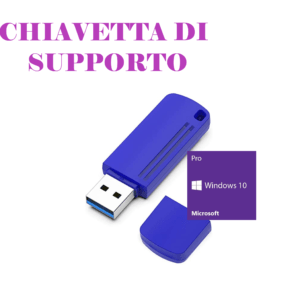 Chiavetta di Supporto/Ripristino del Sistema Operativo Windows 10/11 Pro