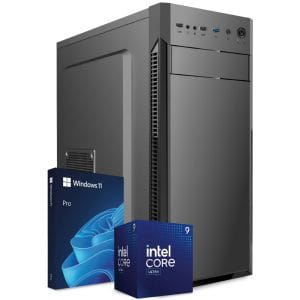 PC Fisso Intel Core Ultra 9 285K AI Integrata • Intel Graphics • RAM 32GB DDR5 • SSD 1TB NVMe M.2 • WiFi AC e Bluetooth • HDMI • USB 3.2 • Computer Fisso Desktop Windows 11 Pro