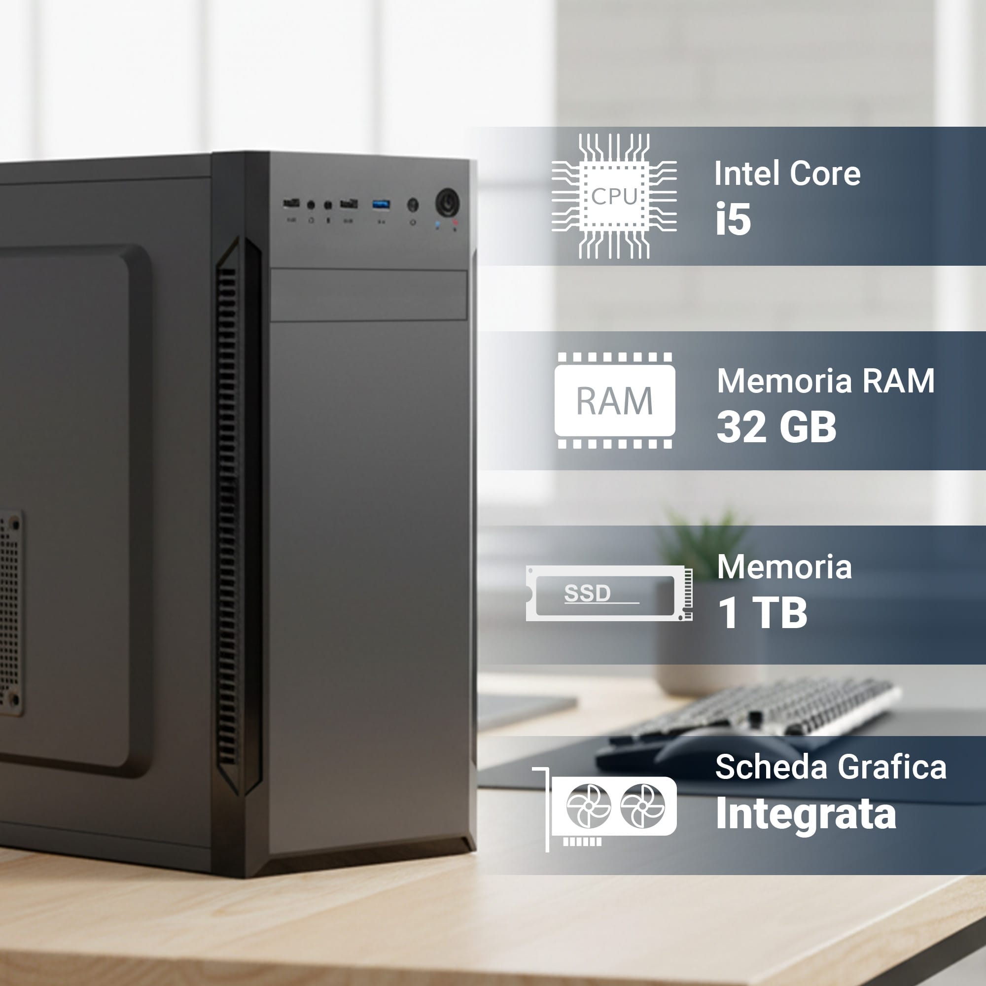 PC Workstation Intel Core i5-8400 - immagine 2