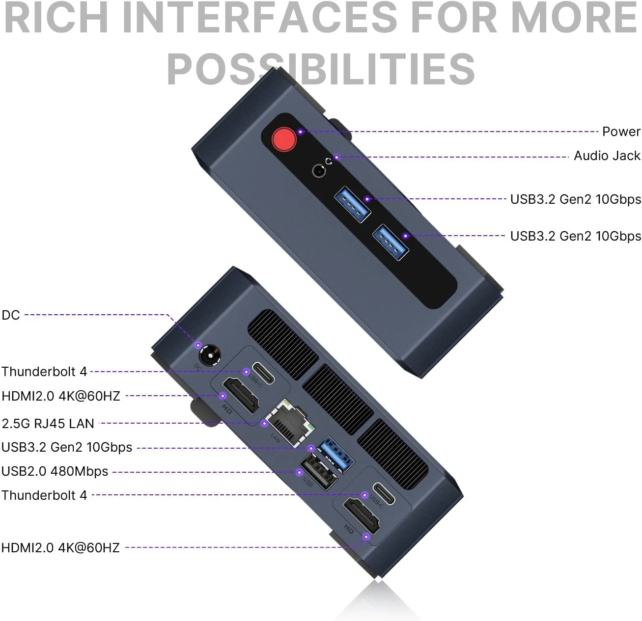 Mini PC Intel Core i7-12700H - immagine 3
