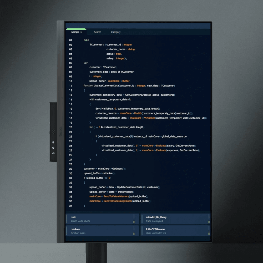 RD280UA - Monitor per programmazione 28” 4K+ con MoonHalo e supporto flessibile - immagine 2