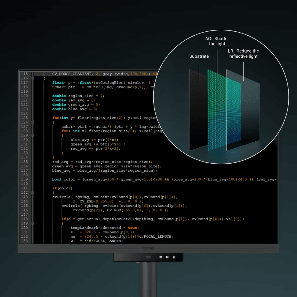 RD280UA - Monitor per programmazione 28” 4K+ con MoonHalo e supporto flessibile - immagine 6