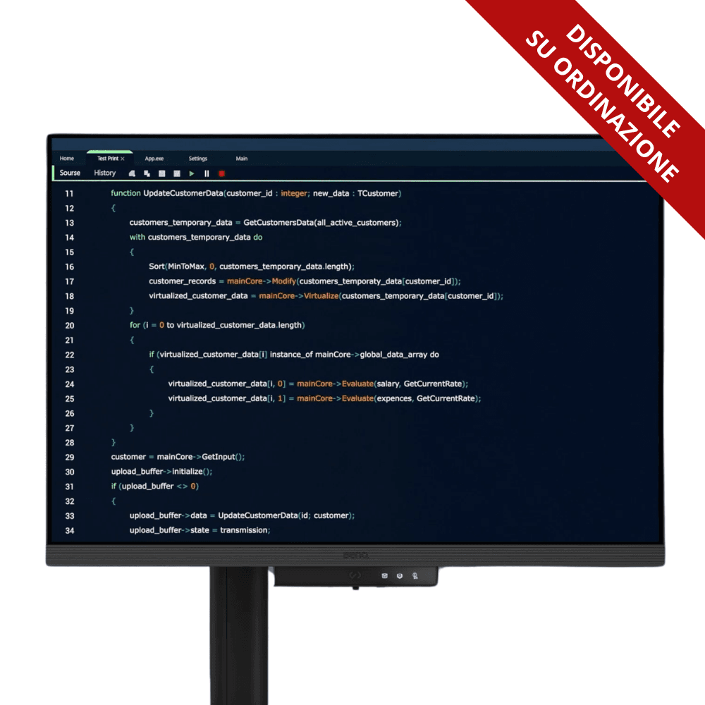 RD280UA - Monitor per programmazione 28” 4K+ con MoonHalo e supporto flessibile
